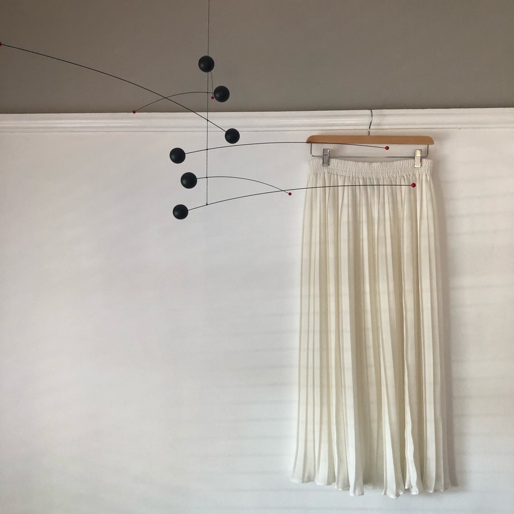 Beautiful sheer vintage pleated skirt!